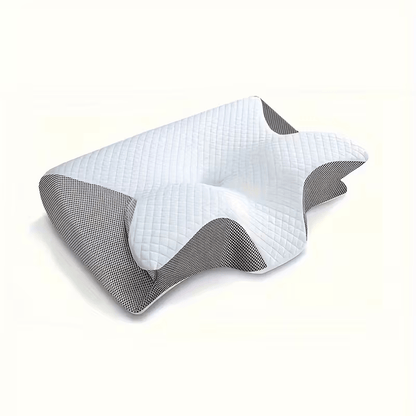 Home Comfort Memory Schwamm Nackenkissen, geeignet für Seitenschläfer, Rückenschläfer und flache Schlafenden - Konturdesign, weiche und robuste Unterstützung, Schwarz, Schulterentspannung, Solide, Perfekte Weihnachts, Neujahrsgeschenke