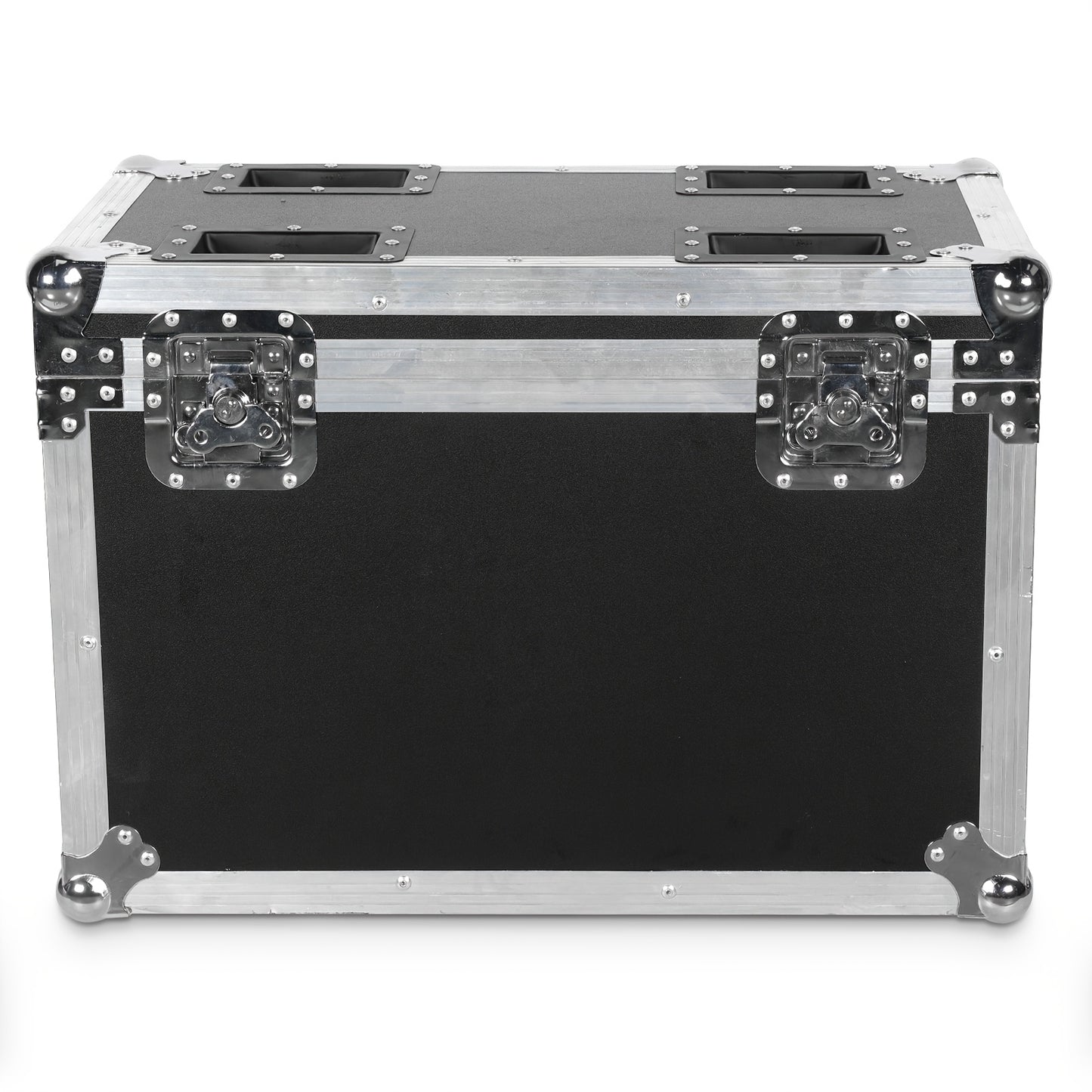 Schwarzer Flugkoffer 62,5*36,5*54,5cm mit EVA-Schaum-Trennwand, PE-Leder für 2 Stk. Moving-Head-Licht, Bühnenlicht-Flugkoffer, sturzsicher, langlebig