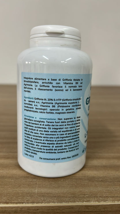 Integrator mit Griffonia, 5-HTP, L-Tryptophan und Vitamin B6 - Hergestellt in Italien - Schnelle Lieferung aus lokalem Lager