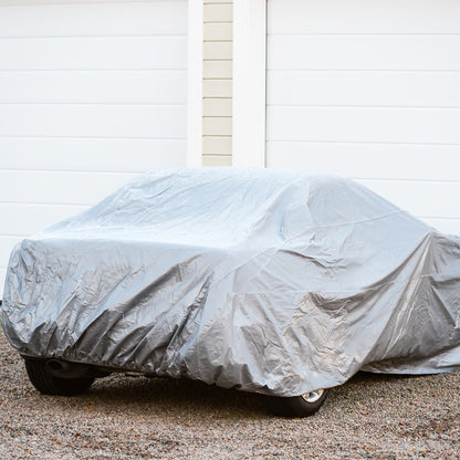 Autoschutzabdeckung RETOO DriveTech, hochwertiges PEVA-Material, Sonnen- und UV-Schutz, reduziert Innenraumaufheizung, widerstandsfähig gegen Blätter, Staub, Regen und Schnee, ideal für Sommer und Winter, leichtes und tragbares Design, schnelles Zusammenk
