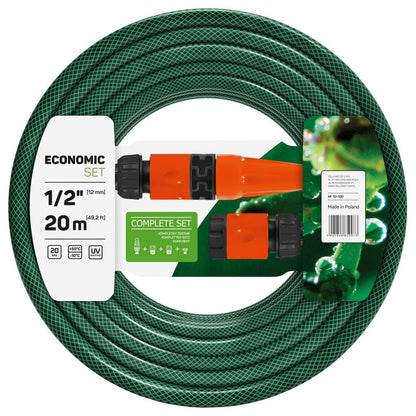Gartenschlauch-Set 20m 1/2" inkl. Sprinkler Cellfast Economy