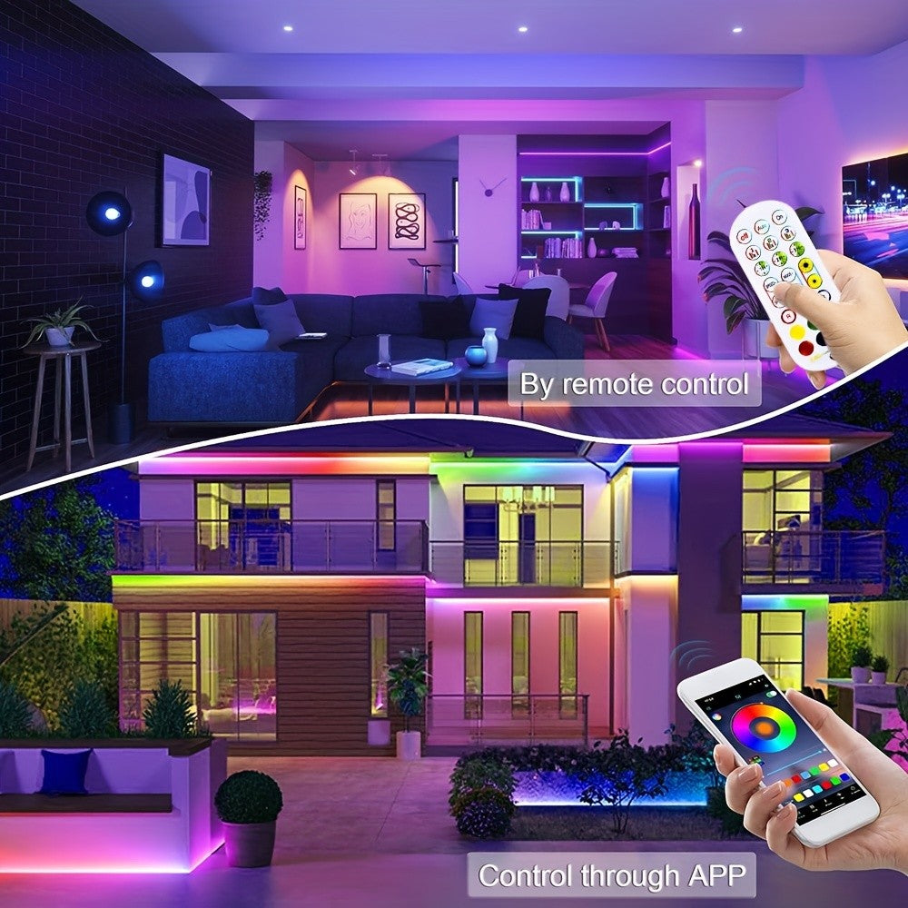 /5m RGB Neon LED-Streifen, LED-Beleuchtung für Schlafzimmer und Bett – Detailansicht 11