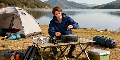 ALLPOWERS Powerstation 256WH LiFePO4-Akku, 300W tragbare Powerstation (600W Spitze), mit 100W Solarpanel (wenn Sie ein Set wählen), mobiles Netzteil für Reisen, Camping, Wohnmobil, ultimatives Outdoor-Abenteuer