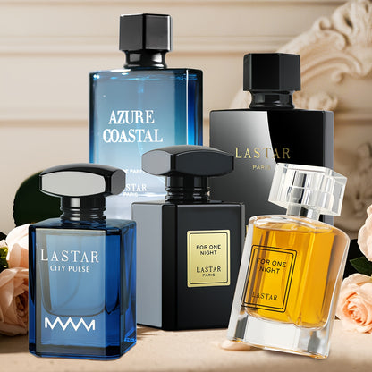 [Eine Woche Parfüm] Herrenparfüm Kölnisch Wasser Geschenkbox, 1 Flasche, 55ML/50ML, Sandelholz Moschus Duft, Deckt Körpergeruch ab, Verändert den Geruchssinn für eine Woche, Spendet romantischen Überraschungs-Charm, Weihnachten Halloween Valentinstag Vate