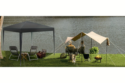 1 Stk. Pop-Up Wasserdichtes Faltbares Pavillon mit Seitenwänden für Sonnenschutz, Gartenhaus Pavillon, Strandmarkise, Outdoor Lagerung Pergola, 3 x 3 Meter, Robuste Struktur, Wasserdicht und für Sonnenschutz, Geeignet für Viele Anlässe, Fünf Farben Verfüg