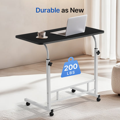 Ergonomischer, höhenverstellbarer 59,94 cm - 88,9 cm und winkelverstellbarer 0° - 90° Stehtisch, platzsparender Computerarbeitsplatz, flexibel und mobil, langlebig und einfach zu montieren, geräumiger Klapptisch für Home Office, Sofa