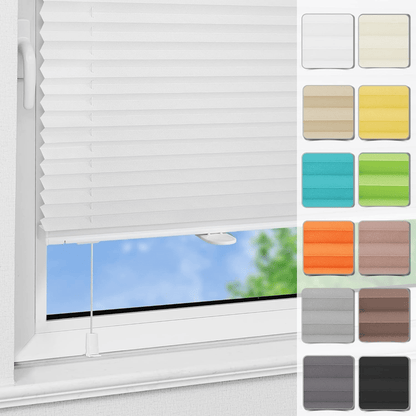 Sekey Jalousien ohne Löcher mit Schnappverschluss, 100% Verdunkelung  Guck-Effekt, Mietfreundlich, Geeignet für Schlafzimmer, Heimbüros  Balkontüren, Modernes minimalistisches Design, Leicht zu reinigen