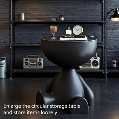 1 Stk. Nachttisch & Couchtisch in Bärenform mit großem Stauraum – Süße Kunststoffmöbel geeignet für Schlafzimmer, Spielzimmer – Zusammenbau, langlebig & wasserdicht