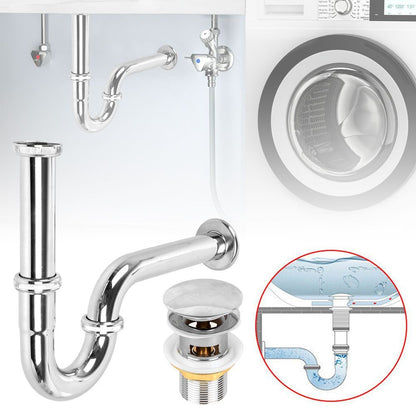 Siphon und Pop-Up Abflussventil Spülbecken Abfluss Set