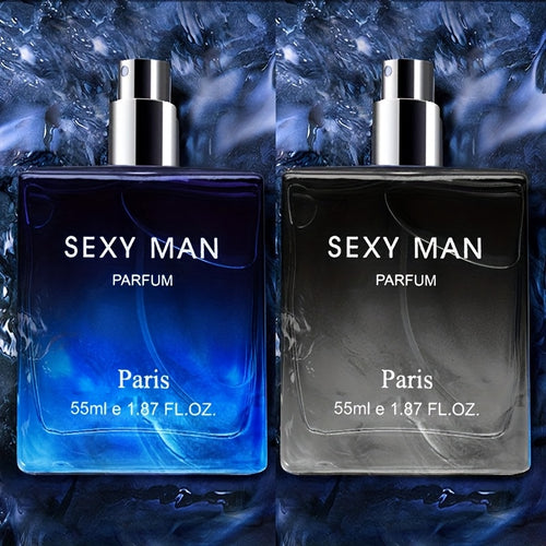 55ml+3ml, Herrenparfüm, Parfum Herren, Eau de Cologne mit Holznoten, Milch, Zitrus, Ebenholz, verströmt einen Gentleman-Duft, langanhaltender Duft, perfekt für Dates, Partys  als Geschenk, Valentinstagsgeschenke