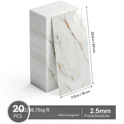 5/10/20/50/100 Stück 3D Wandaufkleber, Selbstklebende Tapete für Wände, Verdicktes Design, Raumdekoration, Einfach zu Abziehen  Kleben, Leicht zu Reinigen  Zuschneiden, Tapete für Wohnzimmer, Badezimmer, Küchen  Schlafzimmer