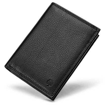 Herren Geldbörse aus echtem Wildleder – RFID Schutz, Vintage Stil, Großes Fassungsvermögen mit 12 Kartenfächern, Münzfach & Sichtfenster, Soft Touch, Langlebig