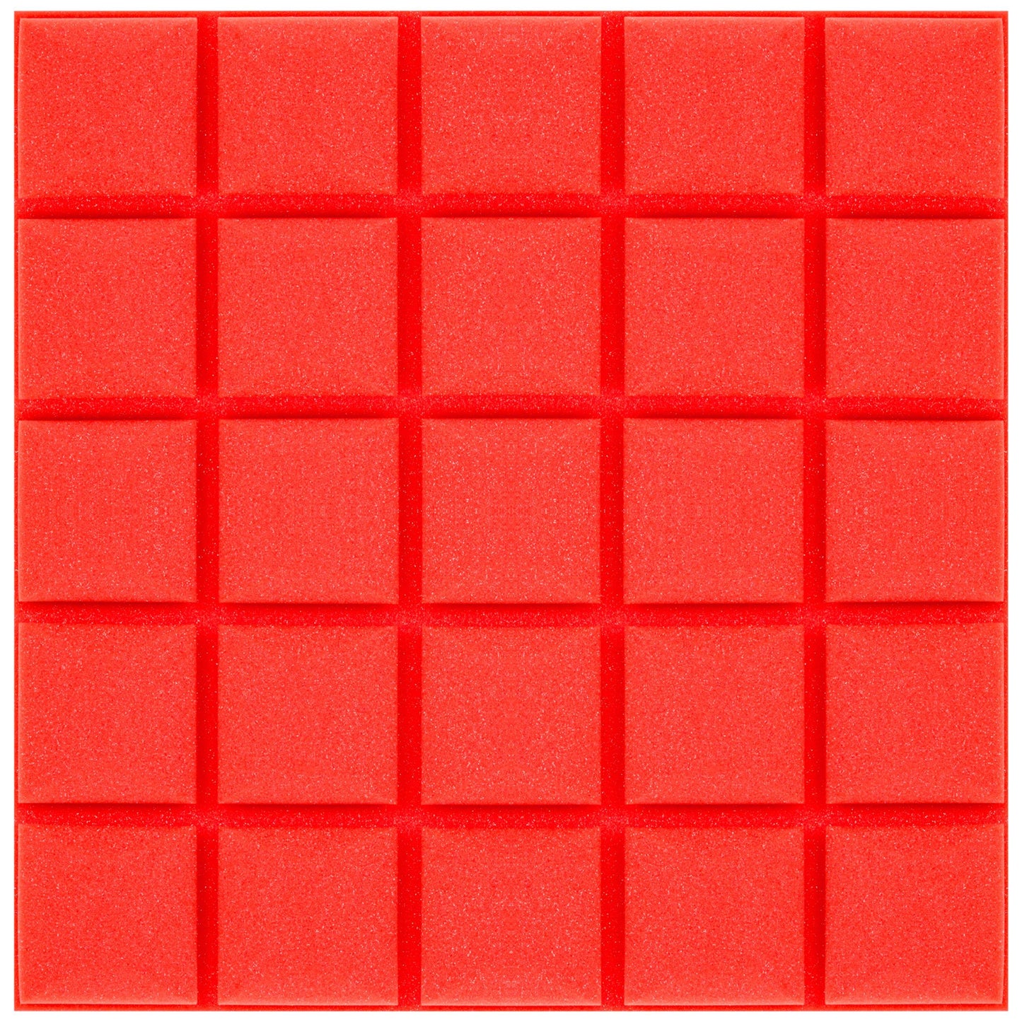 1 Stück 50x50 cm 3D-Akustikschwammpanel mit erhabenen Würfeln zur Raumakustik, Schalldämmung, Echoreduzierung, Innenraumakustikverbesserung, Dekorationspanel - Mehrere Farben, Keine Selbstklebeschicht