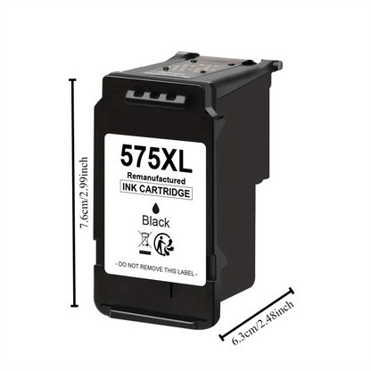 Druckerpatronen 575 XL 576 XL Tintenpatronen Kompatibel mit Canon 575 576 Druckerpatronen Schwarz  Farbe für Canon PIXMA TS3550i TR4750i TR4751i TS3551i 2er-Pack