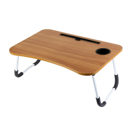 Betttisch Laptop Ständer Bett-Schreibtischständer mit klappbaren Beinen und Becherhalter Notebook-Ständer Computer-Laptop-Ablage für Sofa-Bett