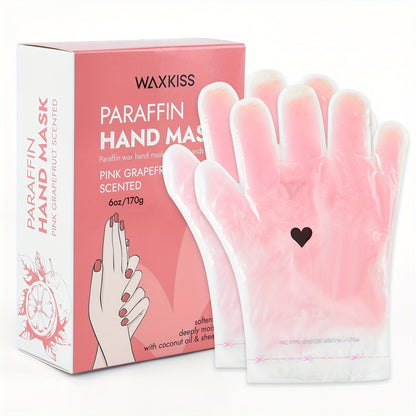 WAXKISS Lavendel Handwachs-Feuchtigkeitspflegeset Handmaske  Fußmaske Geschenkbox Glättet  nimmt Feuchtigkeit schnell auf Weiche Haut schaffen Ein zartes Erlebnis für Hände  Füße Präzise Pflege für Hände  Füße Geeignet für Hand-  Fußpflege