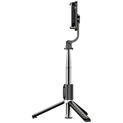 101,6 cm Einziehbarer Selfie-Stick, professionelles Bodenstativ für Live-Streaming, mit kabelloser Fernbedienung, 360°-Drehung, stabiles Anti-Shake-Design. Ideal für Reisevlogs & Outdoor für Live-Streaming. Kompatibel mit iPhone/Android-Smartphones