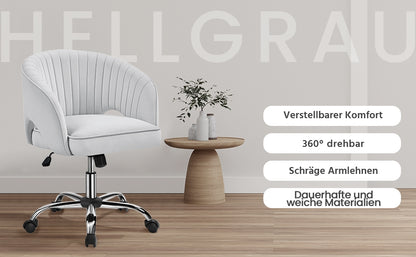 Costoffs Bürostuhl Ergonomischer Drehstuhl mit Rollen Schreibtischstuhl Höhenverstellbarer Polsterstuhl Bürosessel