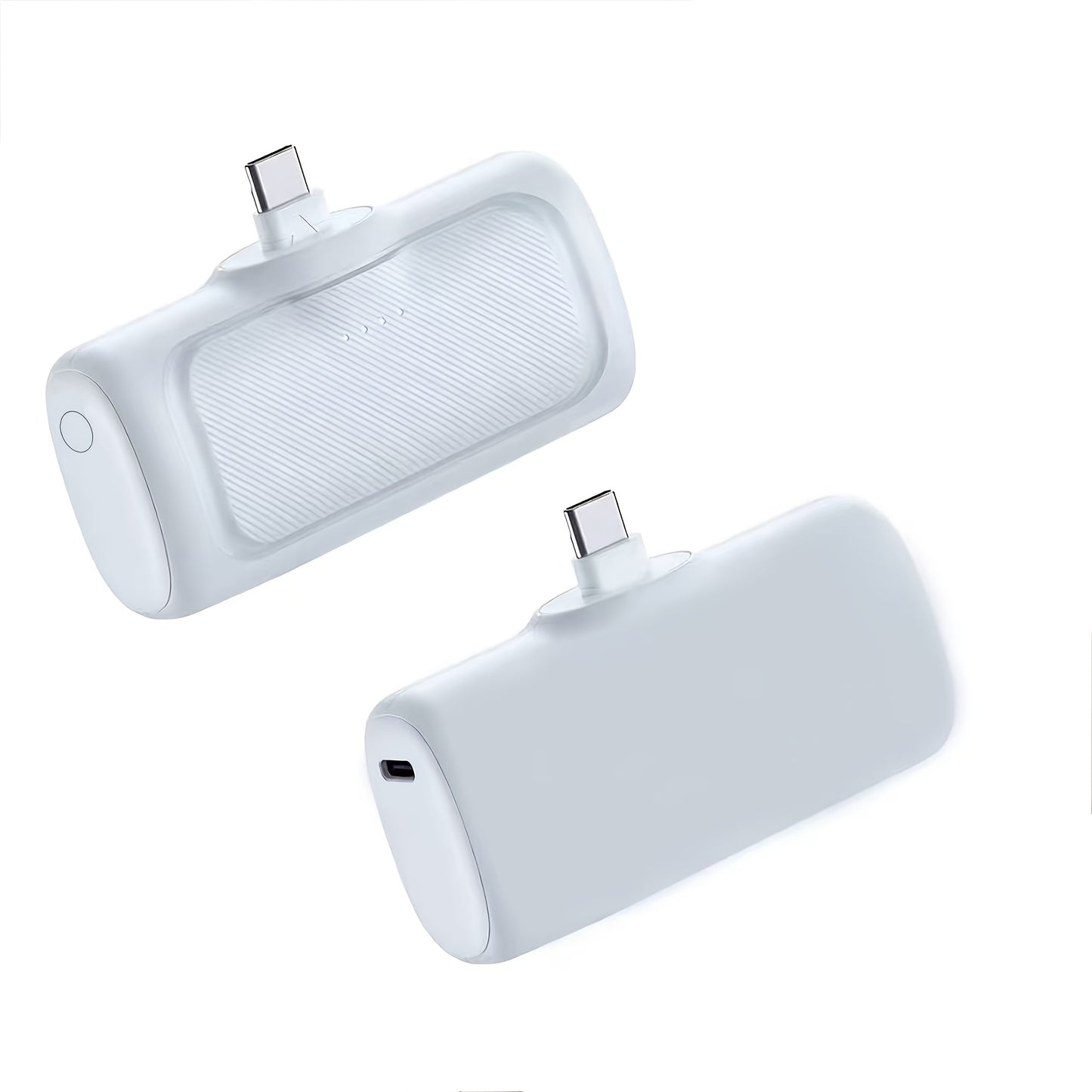 22.5W Schnelllade Powerbank, 5000mAh Mini Powerbank, USB-C Powerbank, USB Typ-C, Dual-Mode Stromversorgung, Wiederaufladbarer Lithium-Polymer-Akku, Geeignet für iPhone 16/15 Serie und Android Geräte, Notfall-Ladefunktion