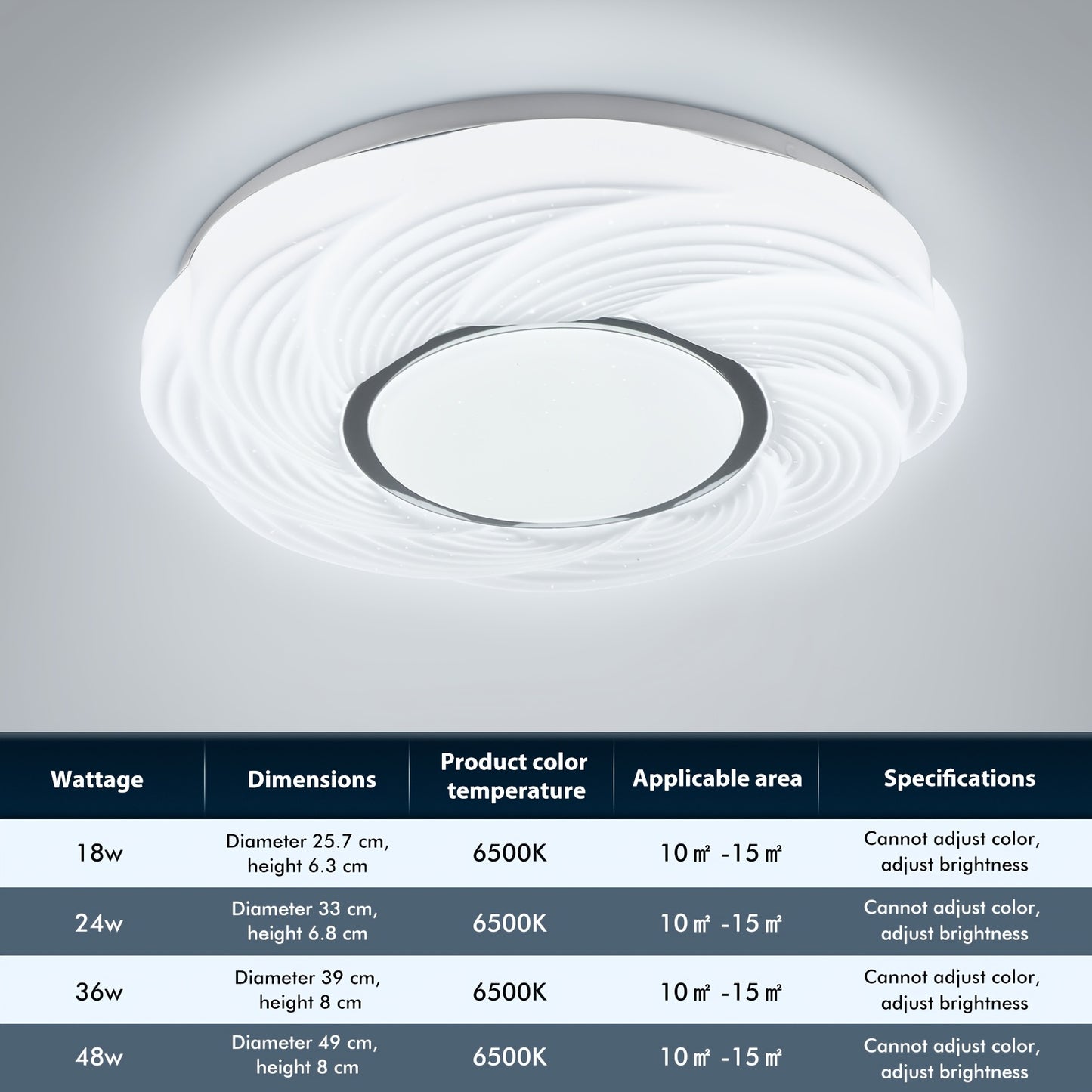 1Pack Schicker LED-Lampe Deckenleuchte Moderner Kronleuchter Wohnzimmer Schlafzimmer Hängeleuchte Moderne LED-Deckenleiste für Wohnzimmer, Schlafzimmer, Küche, Flur 6500K