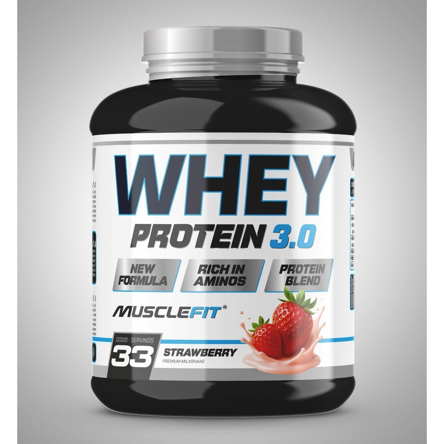 WHEY 3.0 BLEND PROTEIN 1Kg MUSCLEFIT LIEFERUNG IN 24/48 STUNDEN