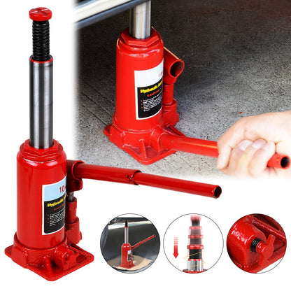 Hydraulischer Wagenheber, Hydraulikwagenheber, Flaschenwagenheber, Hebe-Wagenheber, Professioneller Hydraulik-Wagenheber, Kompakter Hydraulik-Wagenheber für LKWs, Autoreparatur-Wagenheber, Rot