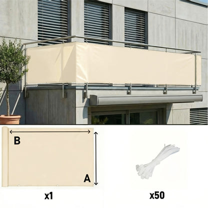1 Stück, Sichtschutz für Garten  Balkon aus Oxford-Stoff, mehrere Größen verfügbar