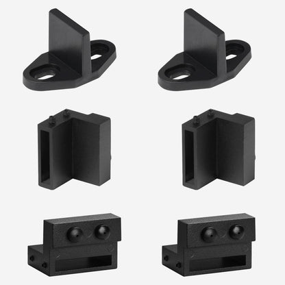 Costoffs 183cm/200cm/244cm/366cm Schiebetürsystem Set Laufschienen für Schiebetür Schiebetürbeschlag Hängeschiene Zubehörteil