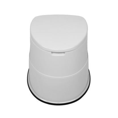 Bonnlo Campingtoilette Tragbare Reisetoilette, Abnehmbarer Inneneimer Mobile Toilette Mit Sitz, Deckel und Toilettenpapier-Halter, für Camping