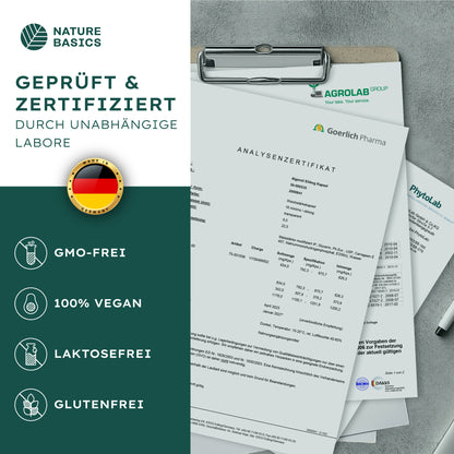 Bittertropfen - 1000 Tropfen - 20 Tropfen pro Tagesdosis mit hochwertigen Naturkräutern ohne Alkohol - nach Hildegard von Bingen - Vegan, Zertifiziert & Nachhaltig im Glas - Made in Germany