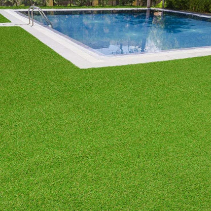 KARAT Sky Kunstrasen Riviera Outdoor Rasenteppich – Grasteppich für Balkon & Garten – Rollrasen Kunststoffrasen in Riviera Design, 14 mm Höhe