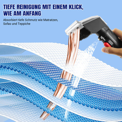 Trocken- und Nassfleckenreiniger, Tragbarer Teppich- & Polsterreiniger Sofa- und Teppichreinigungsgerät Waschstaubsauger, leichter handgehaltener Bodenfleckenentferner mit doppeltem Wassertank für Teppich- und Sofareiniger & Auto