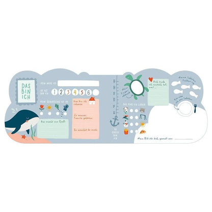 Freunde Buch für Kinder - Buch - Blau - GRAFIK WERKSTATT Das Original - 76 S. - Deutsch - 2025 - Grafik Werkstatt - EAN 9783986362096
