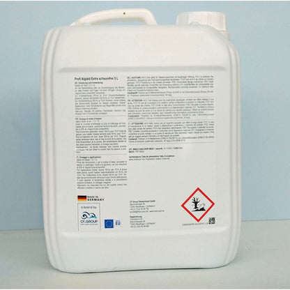 Fresh-Pool Profi Algizid Extra schaumfrei 5 Liter - Pool Algenmittel | Pool Algizid | Algenmittel | Algen entfernen | Algezid
