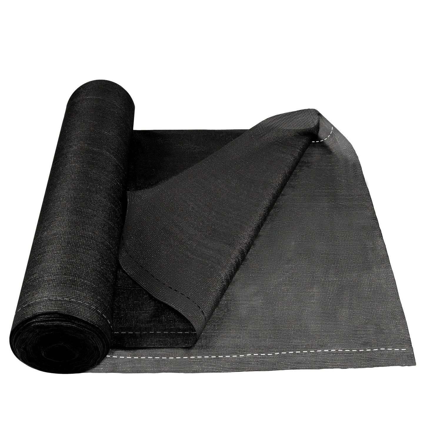 100cm Sichtschutzzaun für Balkon, Sportplatz  Garten, 150g/m² Sonnenschutznetz mit UV-Schutz & windfestem Design, inklusive Befestigungsbänder in Dunkelgrau-Grün