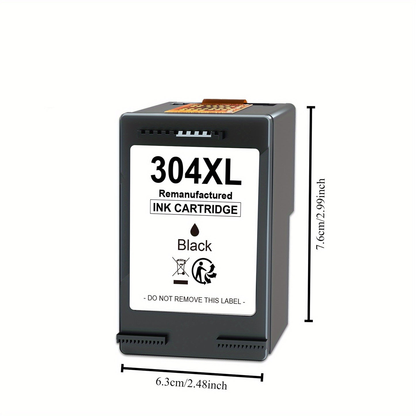 Wiederaufbereitete 304XL Druckerpatronen Ersatz für HP 304 XL Multipack Schwarz  Farbe Kompatibel mit Envy 5000 5010 5020 5030 5032, Deskjet 2620 2622 2630 3720 3735 3750 3760 3762 3764