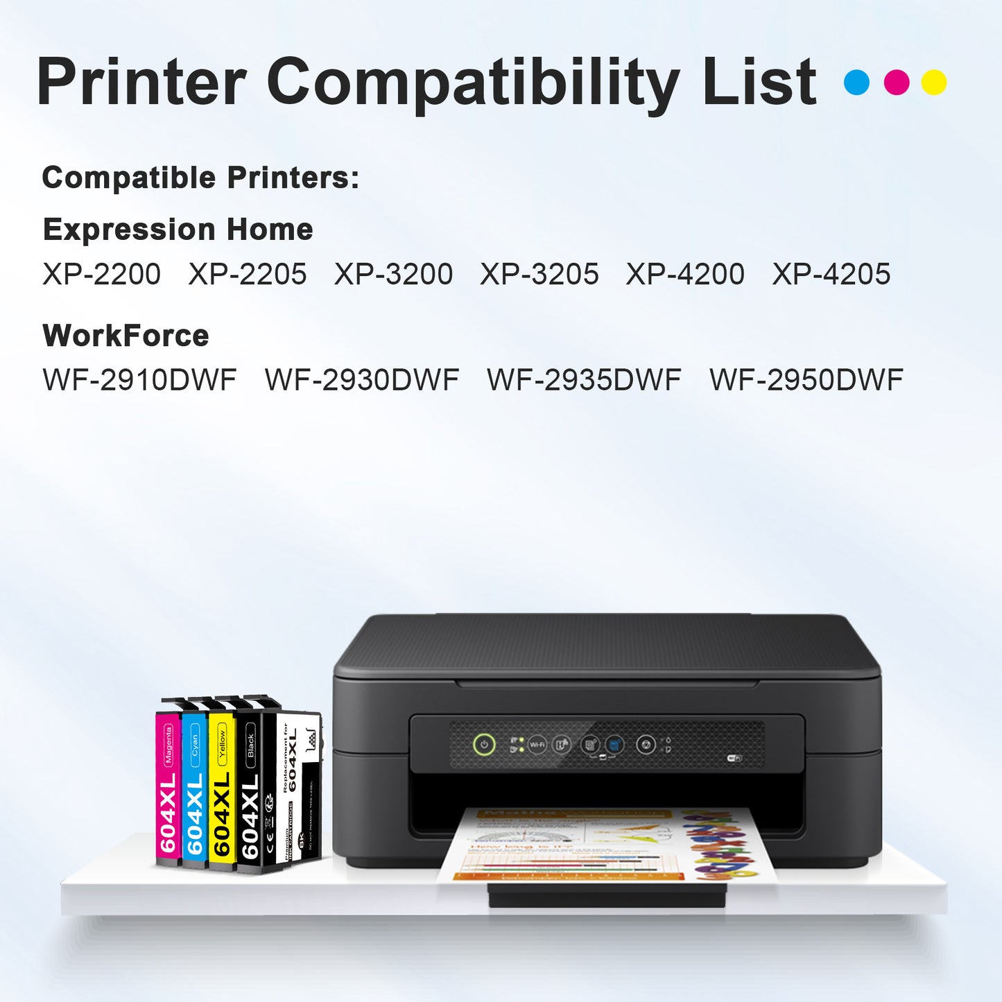 (20er-Pack) 604 XL Druckerpatronen – Kompatible 604XL Patronen für Epson 604 Patronen Multipack für Expression Home XP-3200, XP-4200, XP-2205, XP-3205, XP-4205, XP-2200, Workforce WF-2910, 2930, 2935, 2950