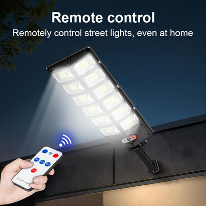 2 Stück Outdoor Solarstraßenlaterne mit Fernbedienung, Ultrahelle 504LED Solar-Bewegungsmelderlampe mit 3 Beleuchtungsmodi, 320° Weitwinkelbeleuchtung Solar-Sicherheitsflutlicht, IP65 für Garten, Hof, Garage, Straße, Terrasse  Eingang