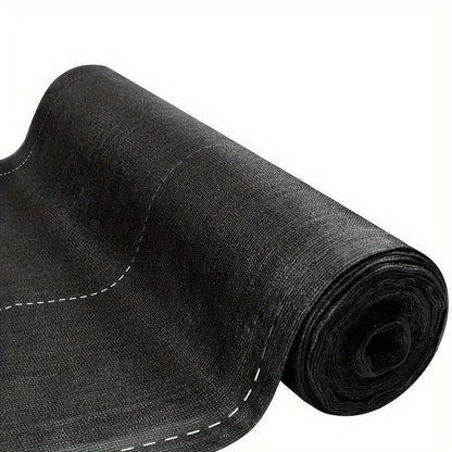 100cm Sichtschutzzaun für Balkon, Sportplatz  Garten, 150g/m² Sonnenschutznetz mit UV-Schutz & windfestem Design, inklusive Befestigungsbänder in Dunkelgrau-Grün