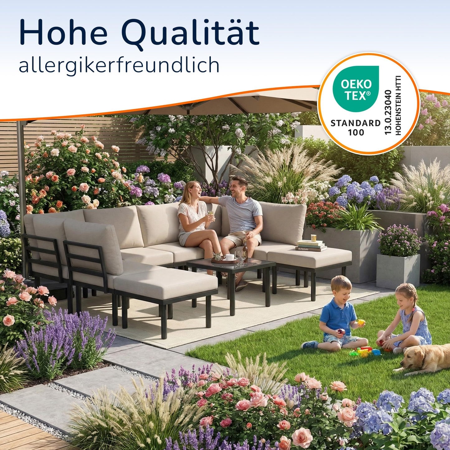 Matratzenauflage & Universelle Schaumstoffplatte (2-15 cm Höhe) – 40/60/80/90/140/160x200 cm & weitere Größen – Polsterschaum für DIY, Betten, Sitzbank, Wohnmobil & Garten – Formstabil & Atmungsaktiv – Made in Germany