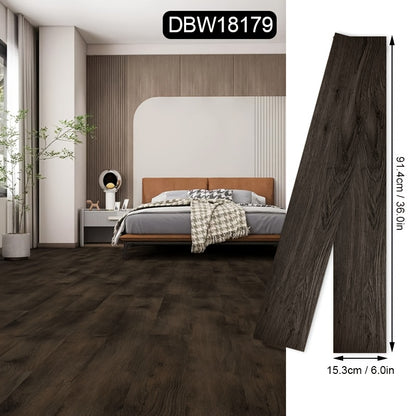 36 Stück PVC-Bodenbeläge, selbstklebende Fliesen, Vinyl-Bodenbelag, wasserdicht, rutschfest, optionaler Verbundboden, geeignet für Küchen, Wohnzimmer  Badezimmer