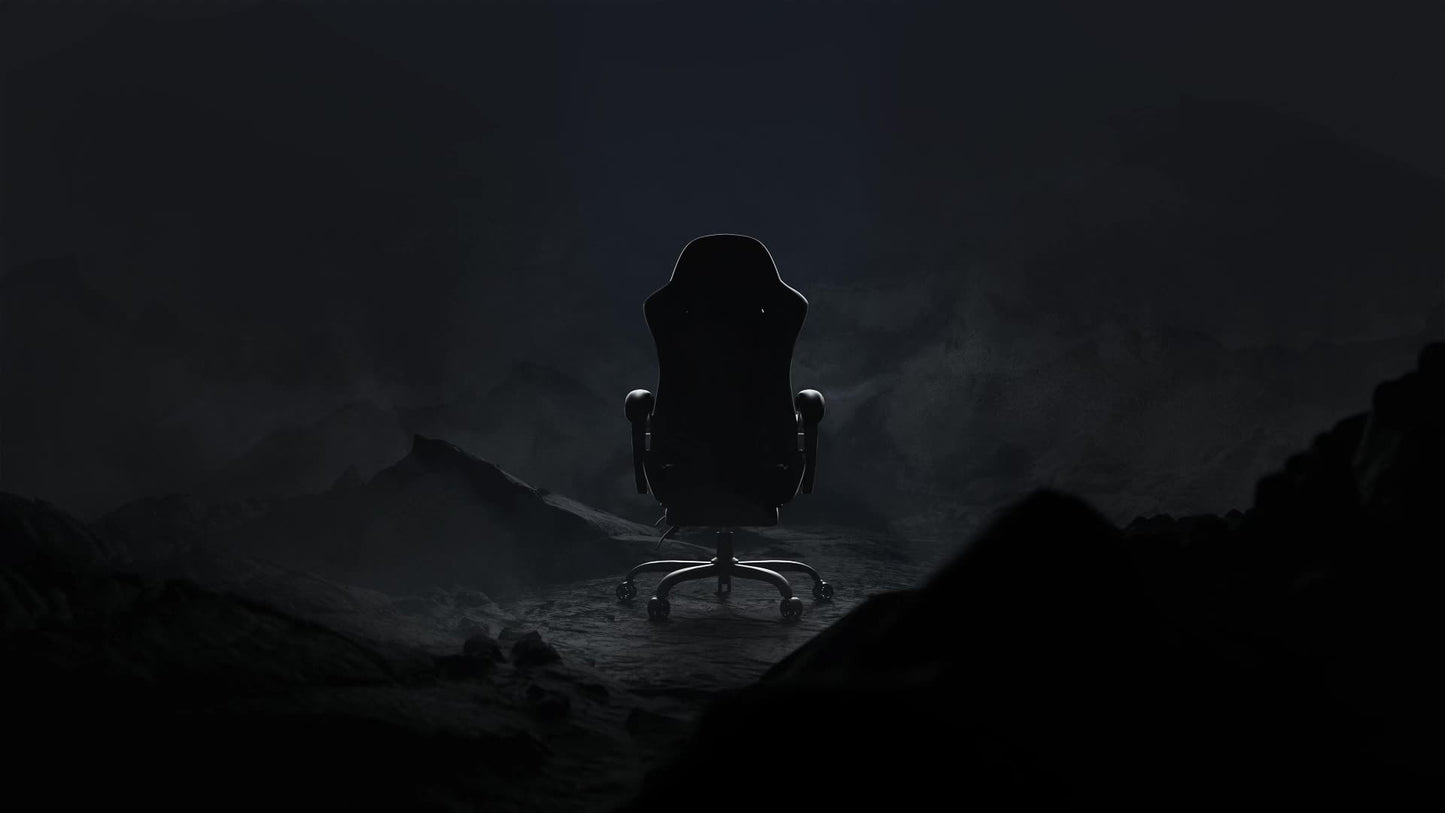 Gaming-Stuhl, ergonomischer Videospiel-Stuhl für Erwachsene, Gamer-Computerstuhl mit Kopfstütze, Massage-Lendenwirbelstütze, drehbarer Bürostuhl