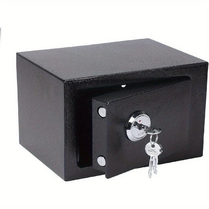 Wandsafe / Geldtresor, 6,4 l Möbeltresor für Zuhause – mit Doppelbartschloss aus Stahl, für Dokumente