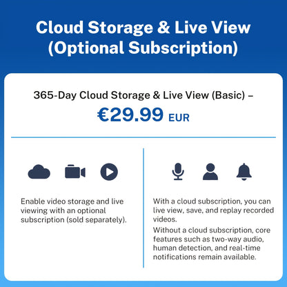 Kabellose Video Türklingel Kamera, Batteriebetrieben, FHD Live-Ansicht, Cloud-Speicher, KI-Personenerkennung, Sofortwarnung, Nachtsicht, Zwei-Wege-Audio, 2.4G Wifi Allein, Überwachungstür-Kamera für Haussicherheitssystem (Ohne Empfänger)