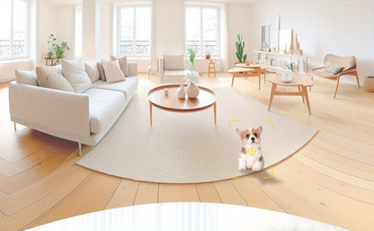 BoyKeep 5g/2,4 GHz WiFi Smart-Kamera, hochauflösender Sicherheitsmonitor für den Innenbereich, spezielle Sicherheitskamera für Babys  Haustiere, 360°-Panorama-Überwachungsvideo, Nachtsicht, Zwei-Wege-Kommunikation, Speicherkarte  Cloud-Speicher, K30