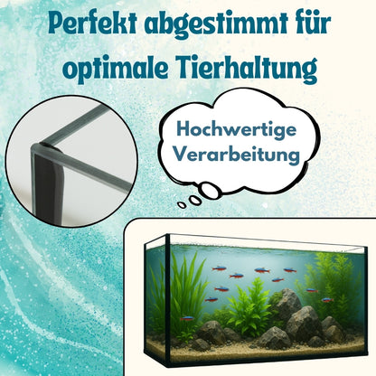 Aquarium Becken Rechteckig Standard Größen Glas Aquariumbecken Mini Aquarium Salzwasseraquarium Nano Aquarium Glasbecken Glasaquarium Aufzuchtbecken