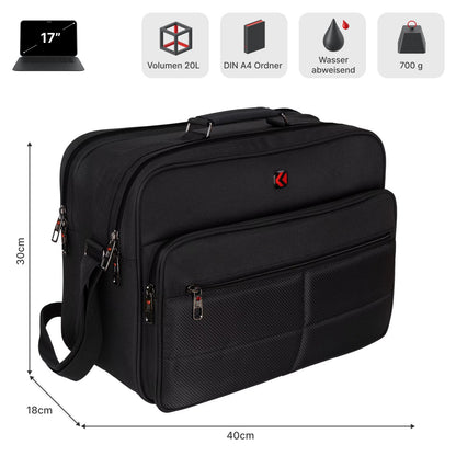 Arbeitstasche Umhängetasche Messenger Flugbegleiter Herrentasche