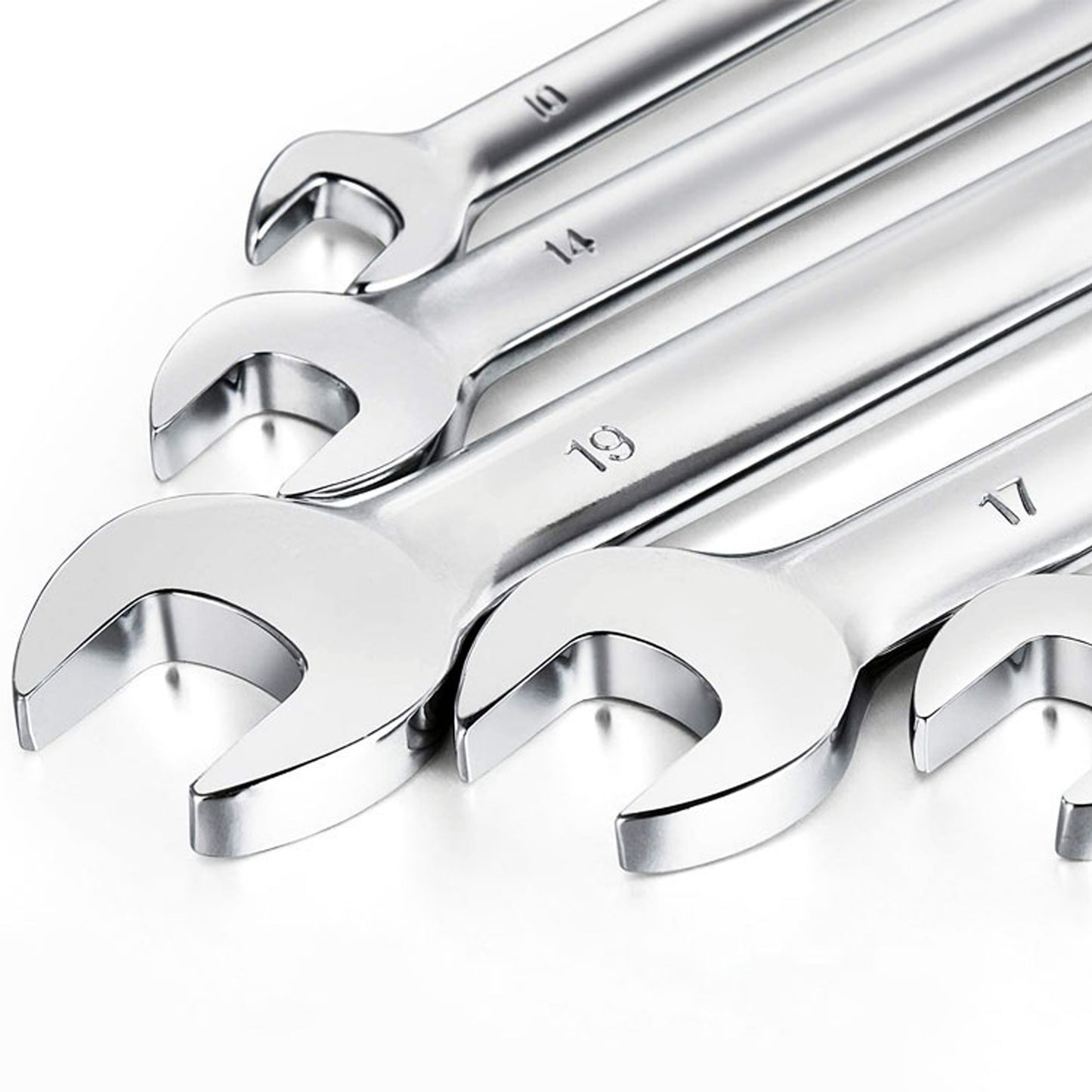 Set von Flach-Socket-Schlüsseln Retoo Handytools, 14 Elemente, Stahlschlüssel, Größen 8Mm 9Mm 10Mm 11Mm 12Mm 13Mm 14Mm 15Mm 16Mm 17Mm 19Mm 21Mm 22Mm 24Mm, Flache und Socket-Schlüssel in einem, Doppelseitige Hand-Schlüssel, Werkstattwerkzeuge, Schlüssel fü