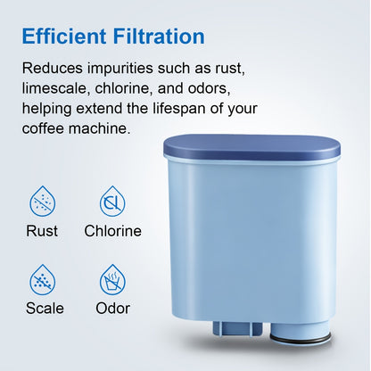 4/6 Stück Wasserfilter für Philips AquaClean CA6903/10, CA6903/22, kompatibel mit Saeco und für Philips vollautomatische Kaffeemaschinen, Aqua Clean Filter, Kalkfilter