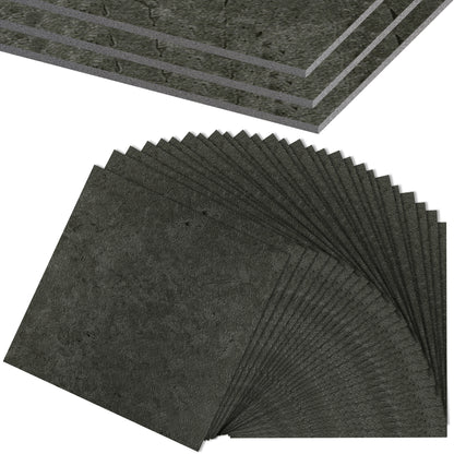 27/54 Stück, selbstklebende Vinylbodenfliesen, 30x30cm, zuschneidbar, für Wohnzimmer/Schlafzimmer/Küchenrenovierung, optionales Laminat-Bodenoptik, PVC-Bodenfliesen